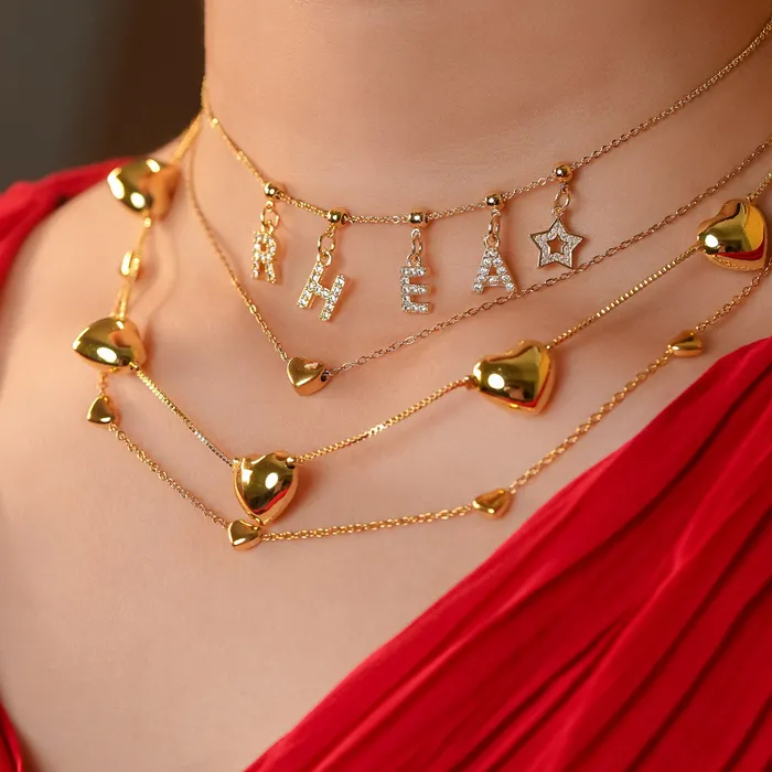 Necklaces Heart Chain Necklace Upakarna