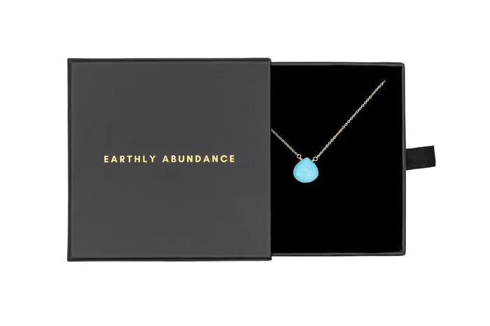 Charm Necklaces Earthly Abundance Jewelry Charm holder 3 microns gold vermeil white topaz