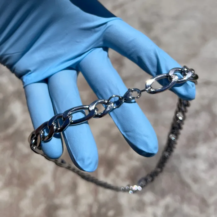 Necklaces Solid 316L Stainless Steel Figaro Link Chain Necklace 24 x 11MM Thick Bling Cartel Necklaces Solid 316L Stainless Steel Figaro Link Chain Necklace 24 x 11MM Thick Bling Cartel