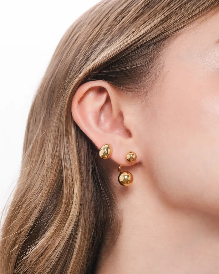 Penny Pairs PreStyled Sets Rochelle Gold Studs Penny Pairs PreStyled Sets Rochelle Gold Studs