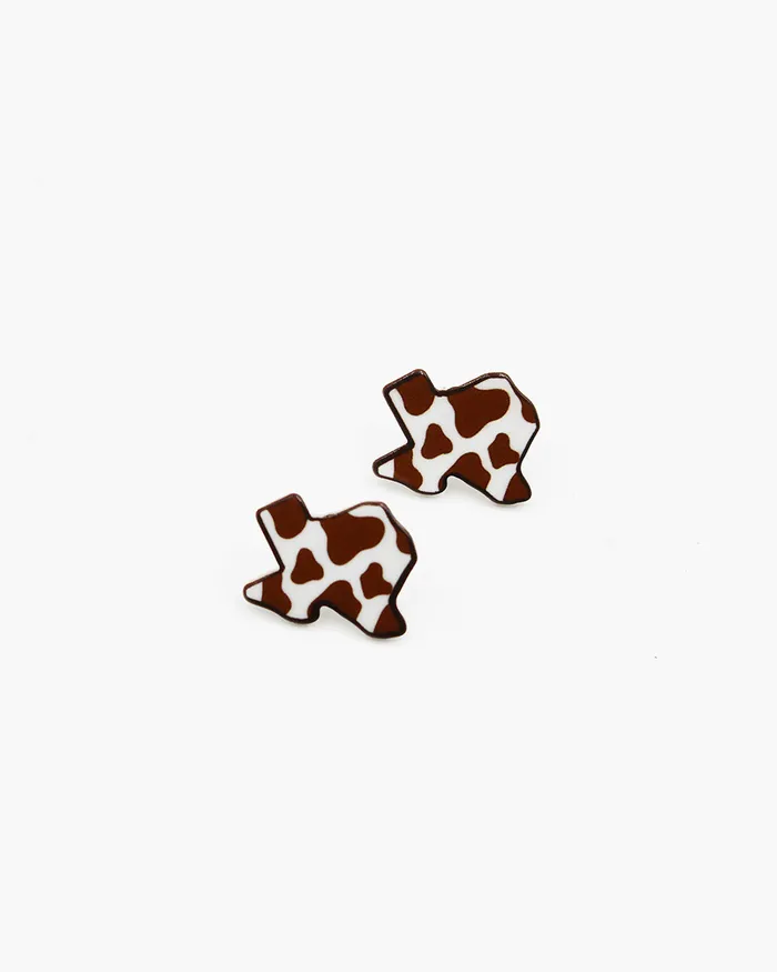 Earrings 08012023 Texas State Post Earrings Earrings 08012023 Texas State Post Earrings