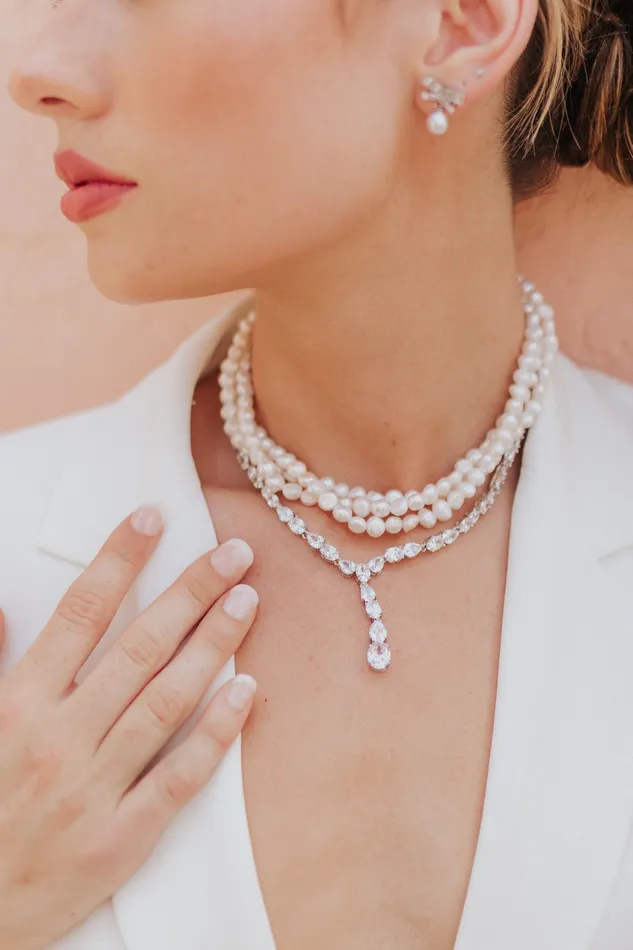 Untamed Petals Wholesale Portal Ocean Freshwater Pearl Choker Earrings Untamed Petals Wholesale Portal Ocean Freshwater Pearl Choker Earrings