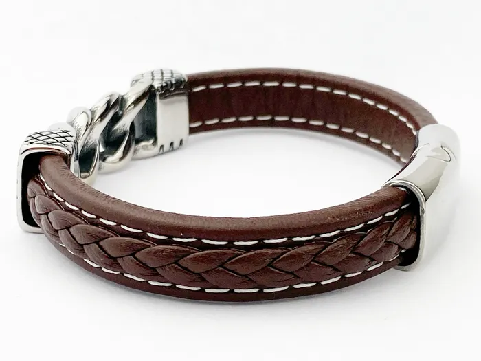 Bracelets Captive Collars Leather Chain link Bracelet