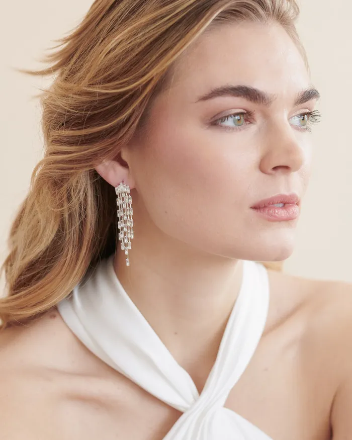 Earrings Cascade Statement Earrings Dareth Colburn 