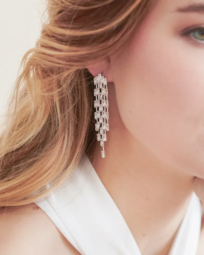 Earrings Cascade Statement Earrings Dareth Colburn 