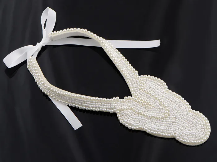 Alilang Necklaces Faux Pearls Bib Collar Statement Necklace Alilang Necklaces Faux Pearls Bib Collar Statement Necklace