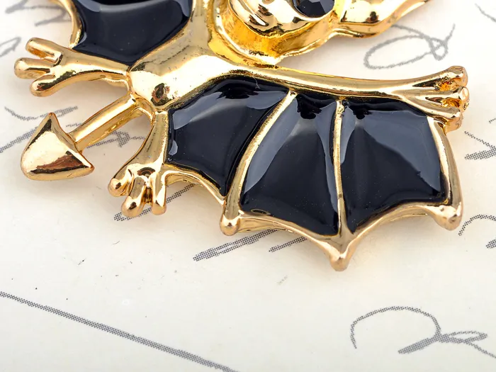 Alilang Necklaces Sparkle Glitter Devil Batman Bat Goblin Evil Pendant Necklace Alilang Necklaces Sparkle Glitter Devil Batman Bat Goblin Evil Pendant Necklace