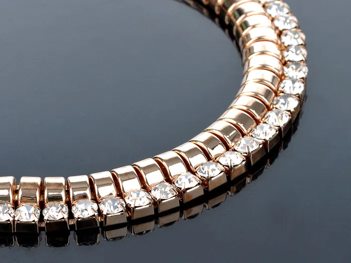 Alilang Necklaces Thick Wrapped Chained Links Necklace Alilang Necklaces Thick Wrapped Chained Links Necklace
