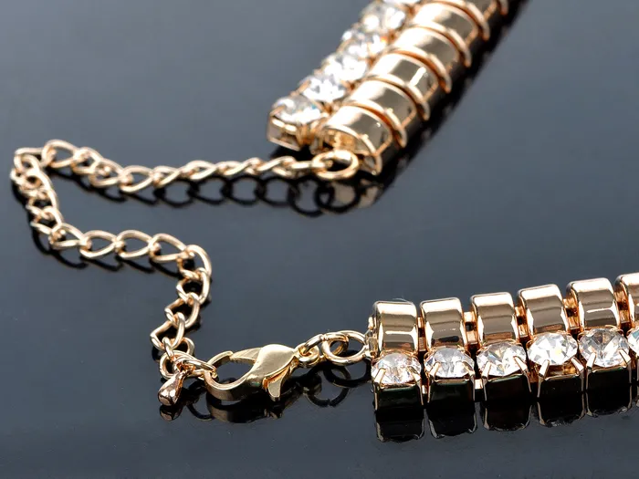 Alilang Necklaces Thick Wrapped Chained Links Necklace Alilang Necklaces Thick Wrapped Chained Links Necklace
