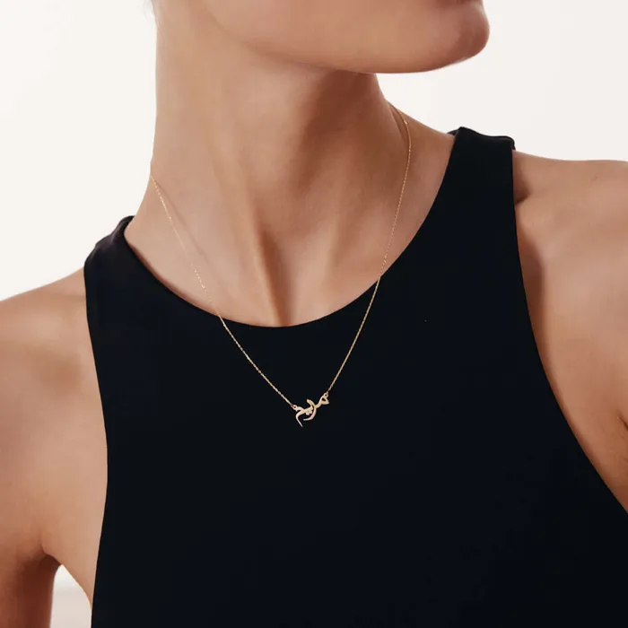 Gelin Diamond Personalized Arabic Name Necklace Necklaces