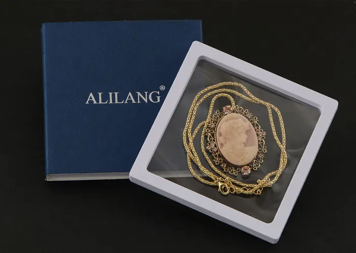 Gun Cameo Lady Victorian Pendant Necklace Alilang Necklaces Gun Cameo Lady Victorian Pendant Necklace Alilang Necklaces