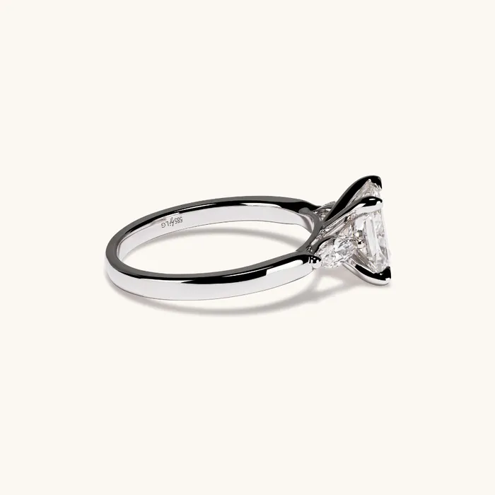 Happy Jewelers Rings 163 Cushion Lab Diamond Engagement Ring
