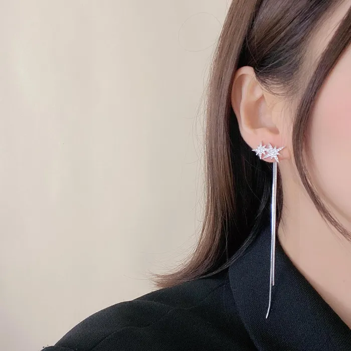 Refined by AnnaKaci Earrings EightPointed Star Dangle Earrings Refined by AnnaKaci Earrings EightPointed Star Dangle Earrings