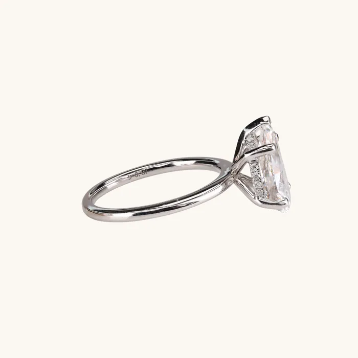 Rings Happy Jewelers 233 Pear Lab Diamond Engagement Ring
