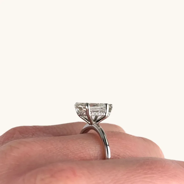 Rings Happy Jewelers 233 Pear Lab Diamond Engagement Ring