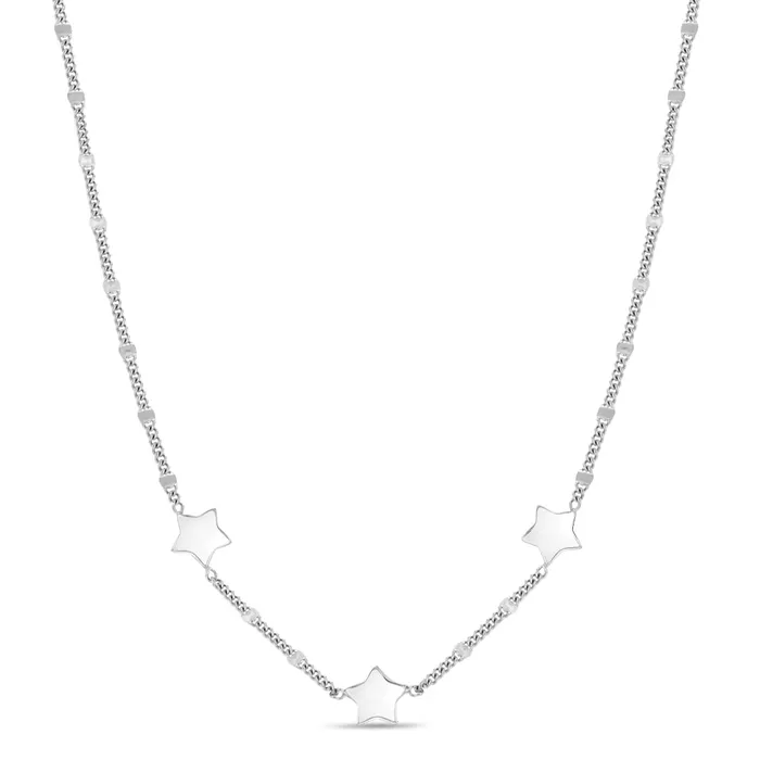 Sweet Stars Satellite Chain 16 Kids Girls Teen Necklace Sterling Silver Kids Final Sale Necklaces